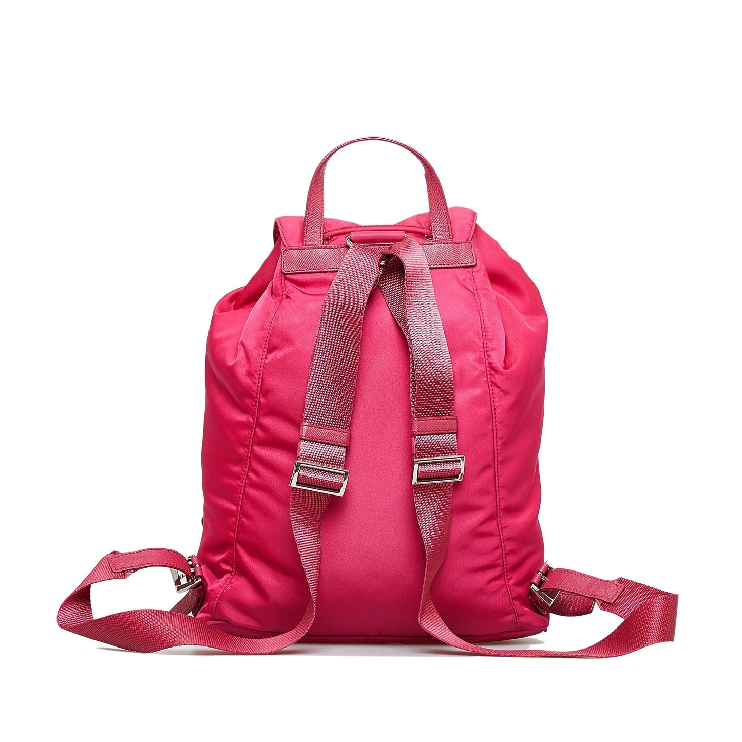 Prada Tessuto Backpack Pink Nylon Canvas