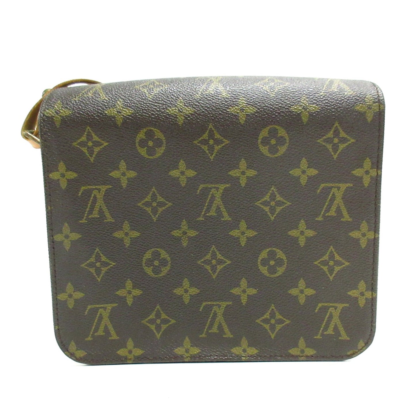 Brown Louis Vuitton Monogram Cartouchiere MM Crossbody Bag