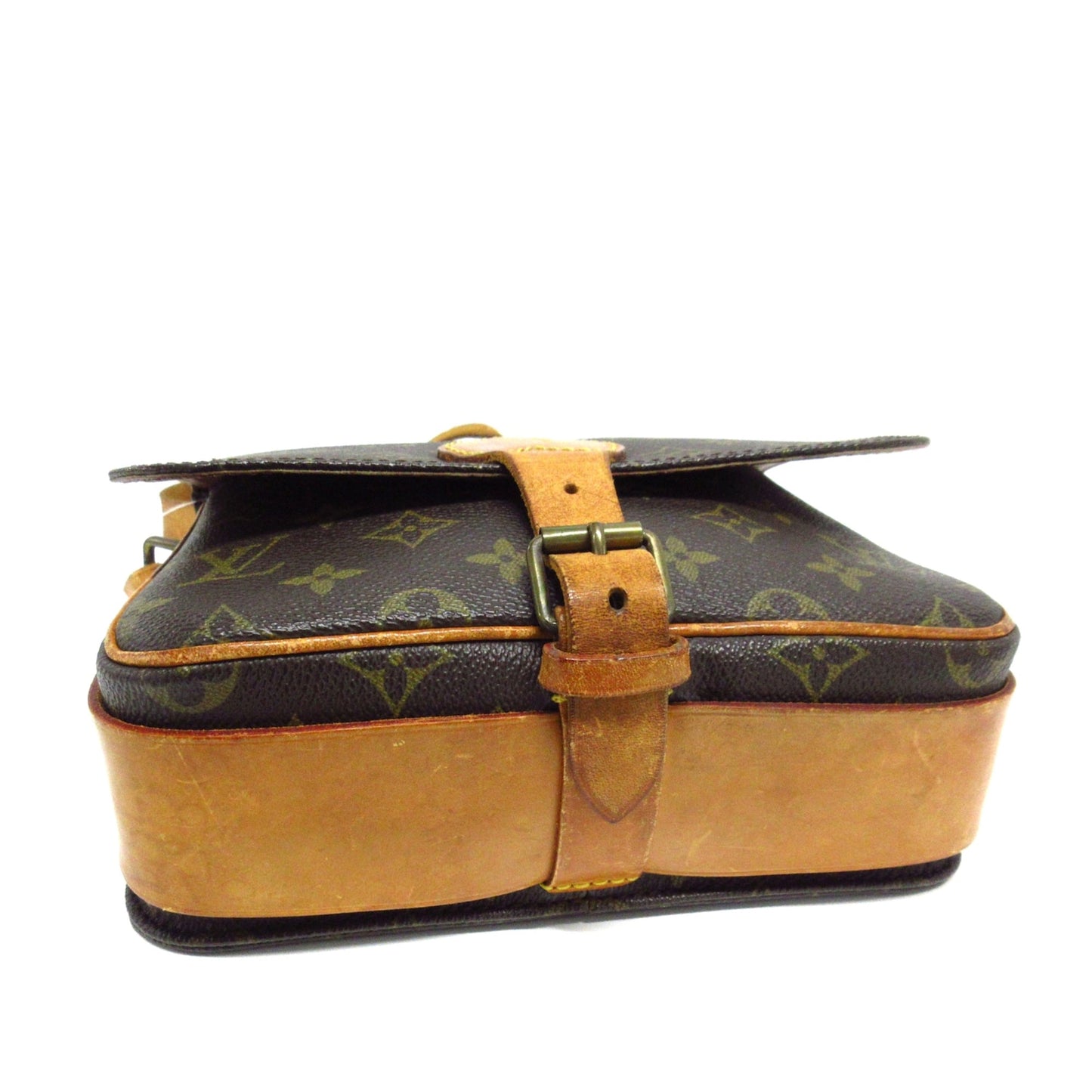 Brown Louis Vuitton Monogram Cartouchiere MM Crossbody Bag