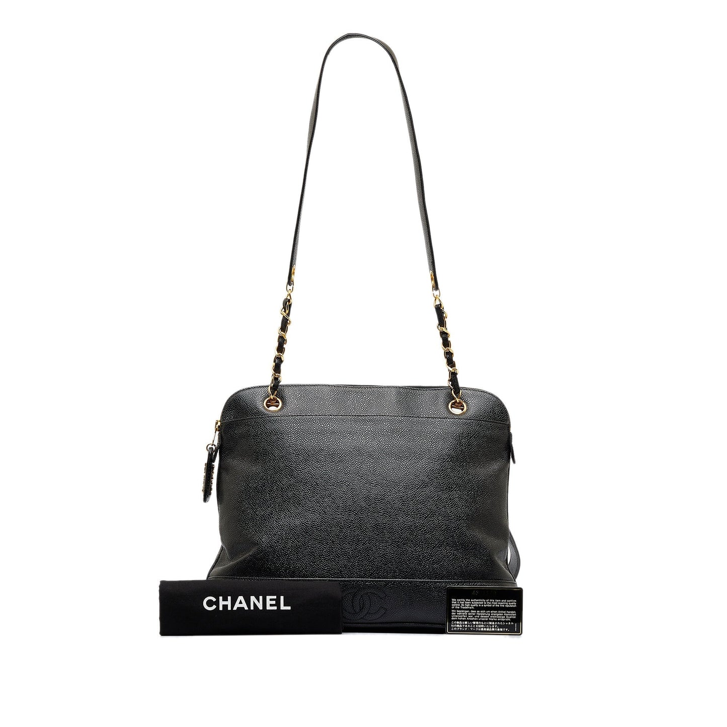 CHANEL Triple CC Caviar Shoulder Bag