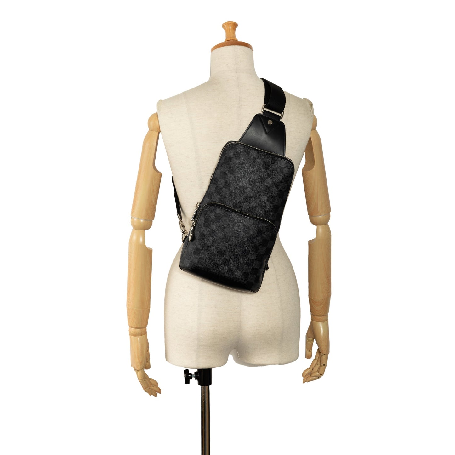 Black Louis Vuitton Damier Graphite Avenue Sling Crossbody Bag