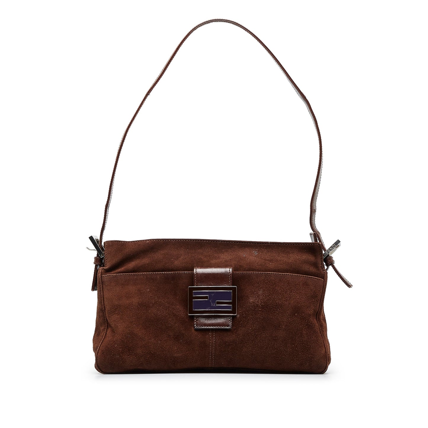 FENDI Suede Shoulder Bag