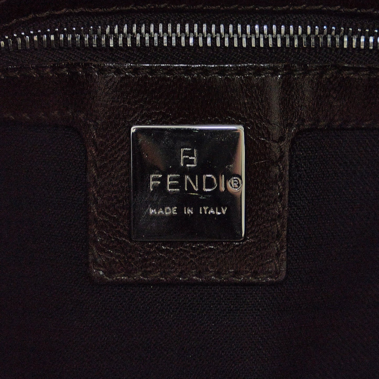 FENDI Suede Shoulder Bag