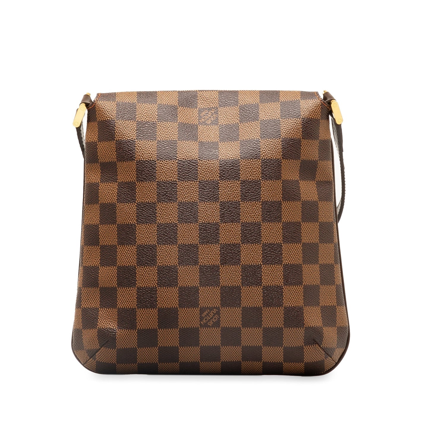 Brown Louis Vuitton Damier Ebene Musette Salsa Long Strap Crossbody Bag