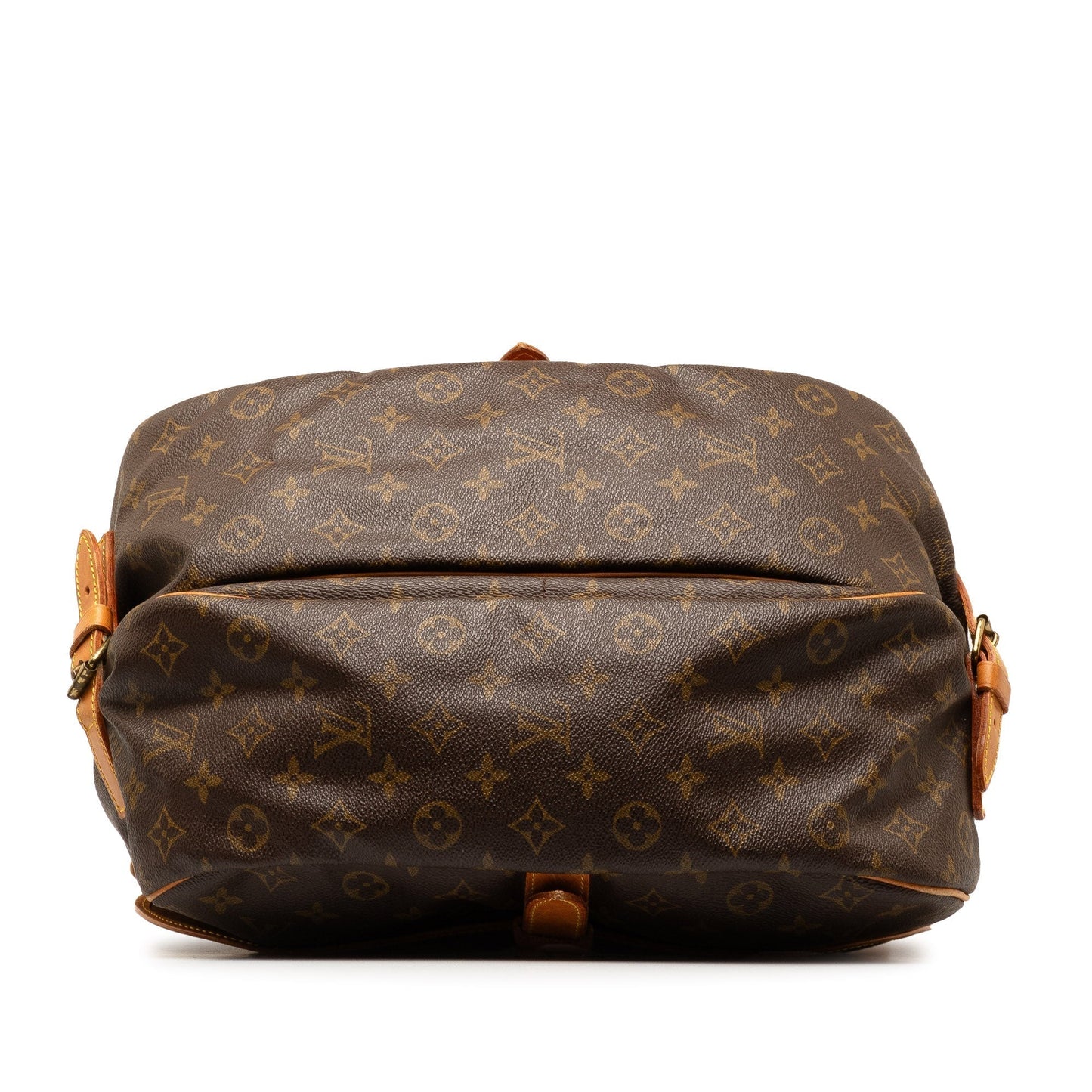 Brown Louis Vuitton Monogram Saumur 35 Crossbody Bag