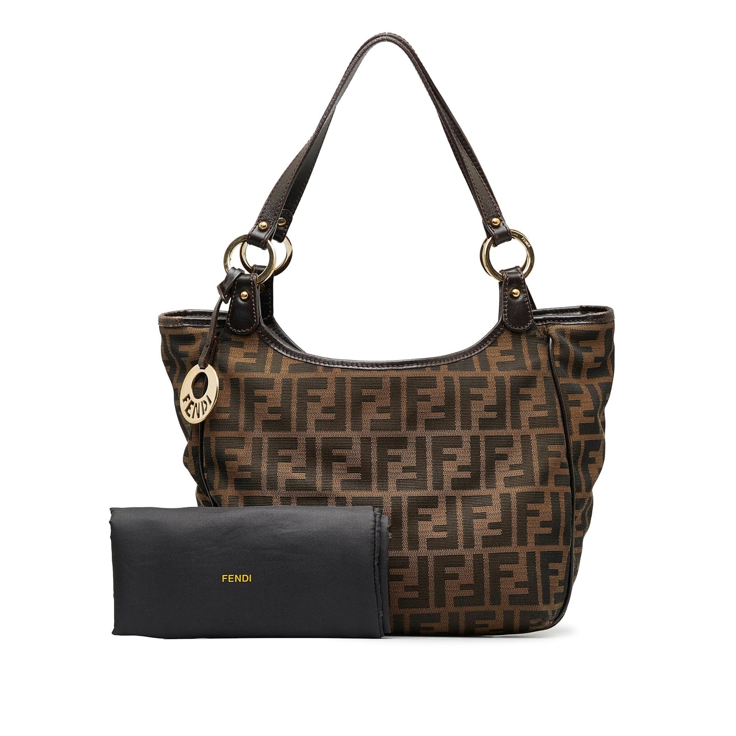 Brown Fendi Small Zucca Chef Tote Bag