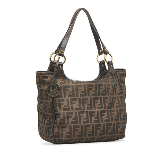 Brown Fendi Small Zucca Chef Tote Bag