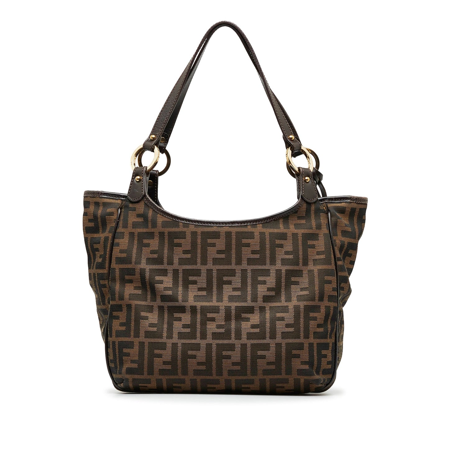 Brown Fendi Small Zucca Chef Tote Bag