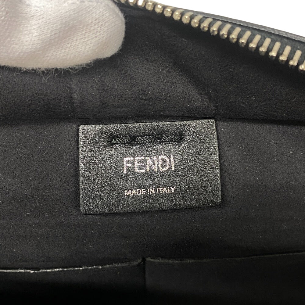 FENDI Handbag leather black Trois Jules