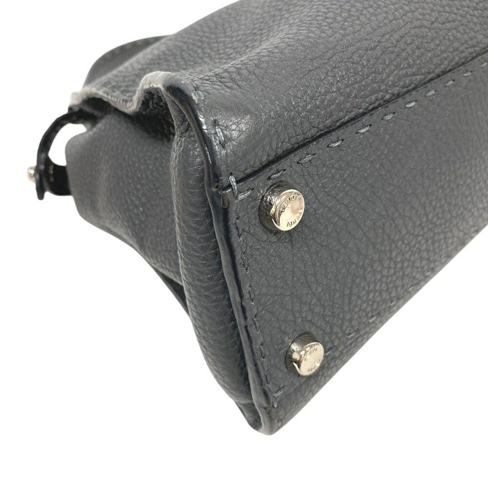FENDI Handbag 8BN226 leather gray Peek-a-boo regular