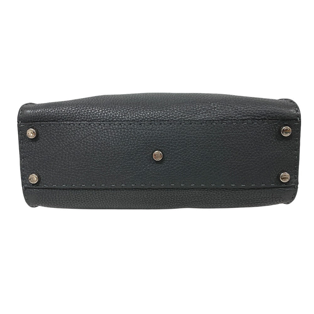 FENDI Handbag 8BN226 leather gray Peek-a-boo regular