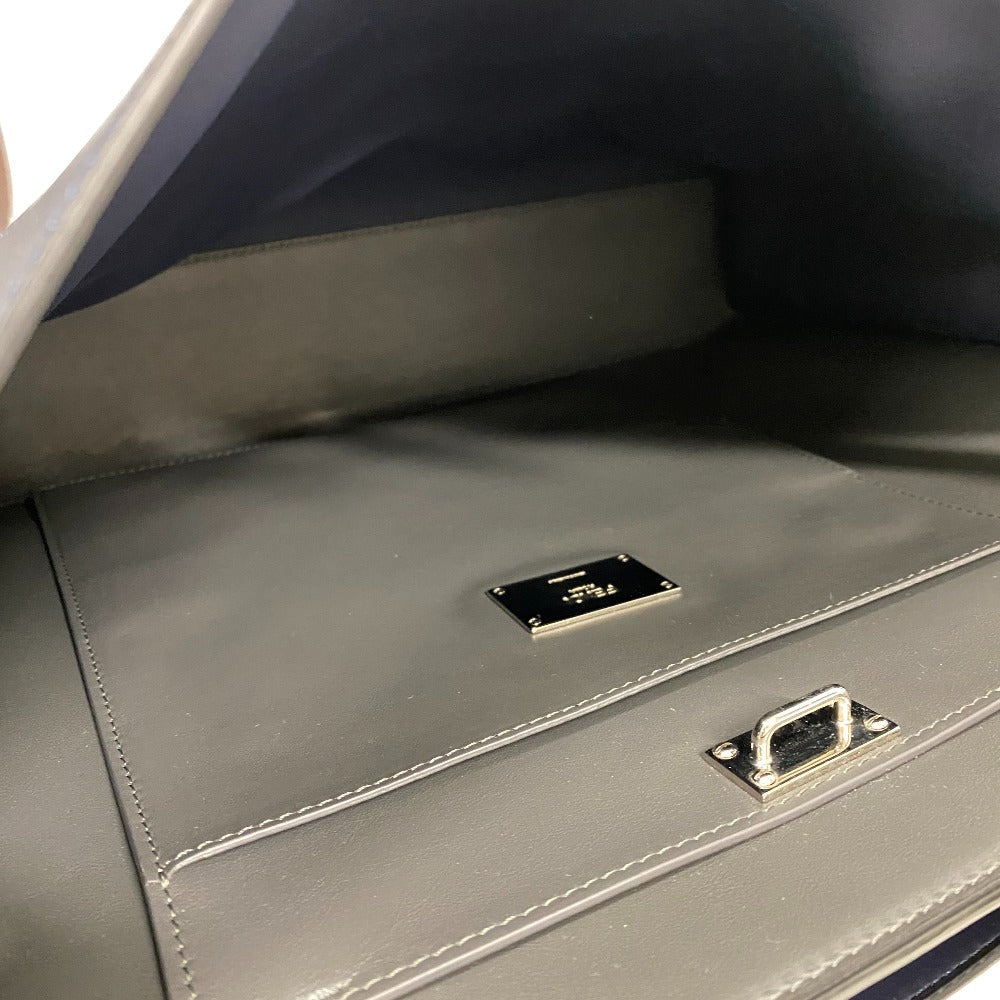 FENDI Handbag 7VA476 leather Navy Peekaboo Essential