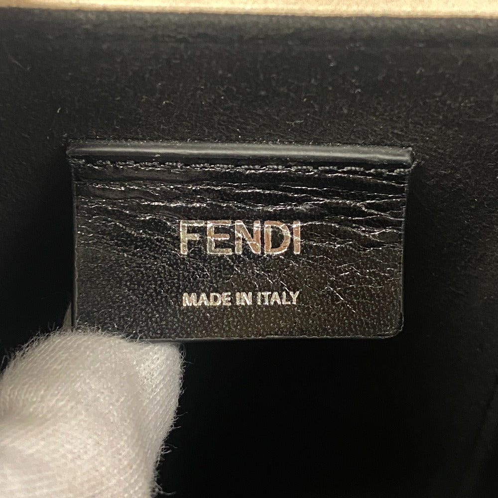 FENDI Shoulder Bag 7VA519 leather white box