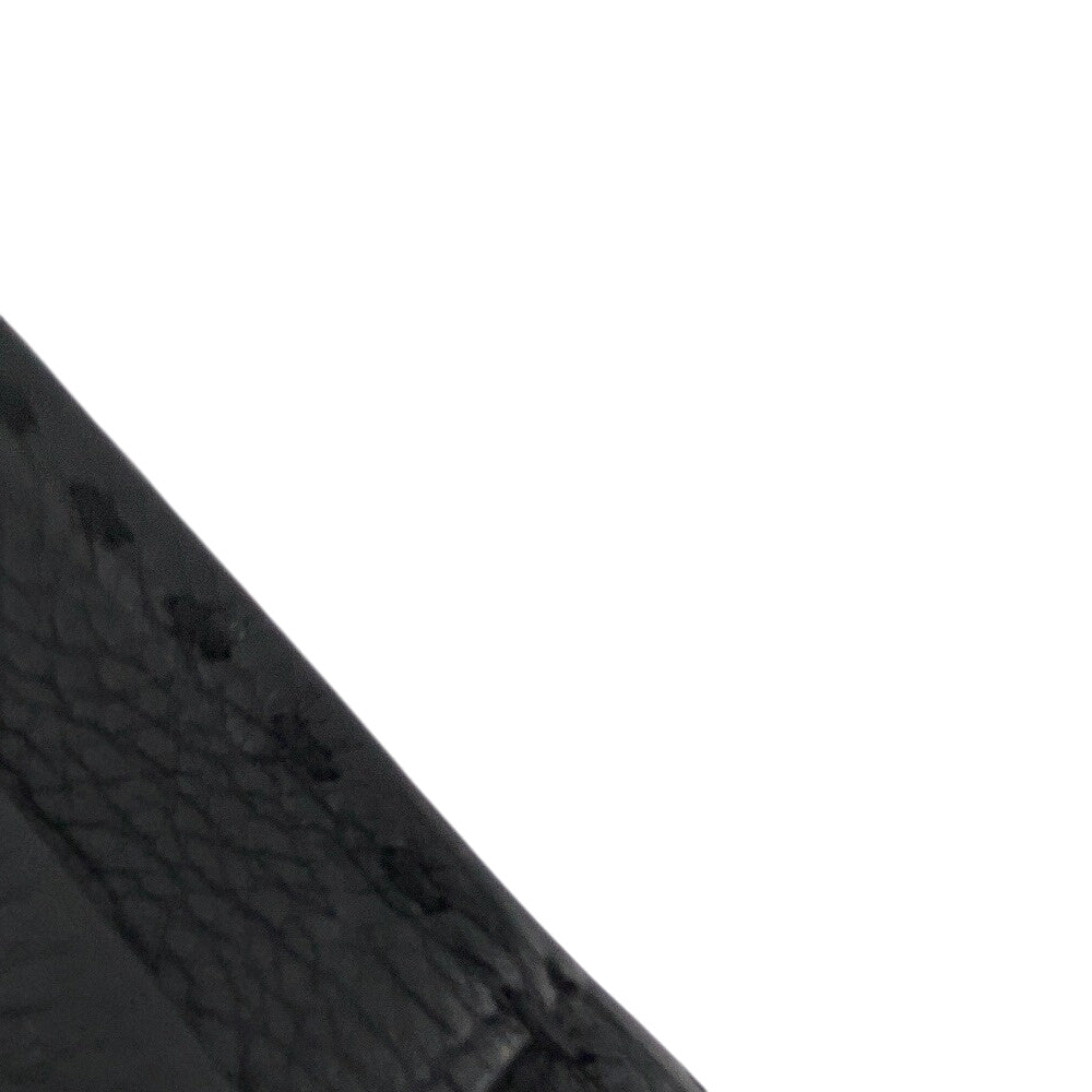 FENDI Long Wallet Purse 7M0355 leather black Celeria