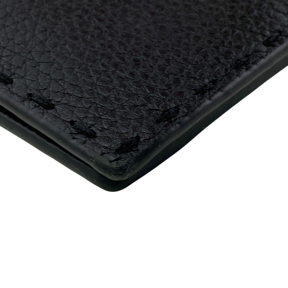 FENDI Long Wallet Purse 7M0355 leather black Celeria