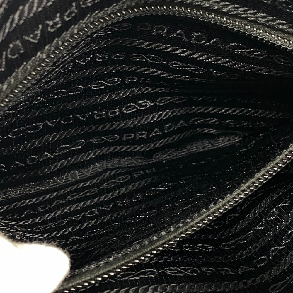 PRADA Shoulder Bag 1BC167 Nylon black Test