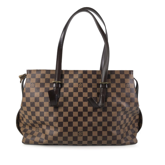 Brown Louis Vuitton Damier Ebene Chelsea Shoulder Bag