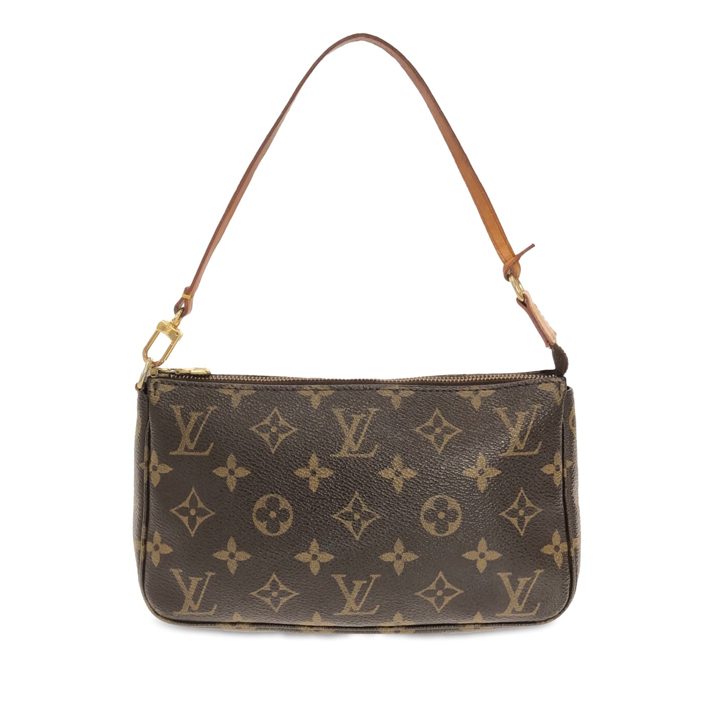 Brown Louis Vuitton Monogram Pochette Accessoires Shoulder Bag