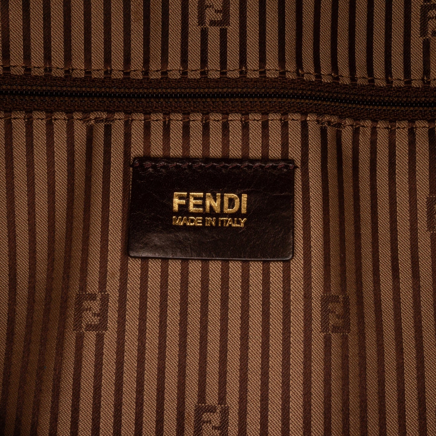 Blue Fendi Chameleon Shopper Tote