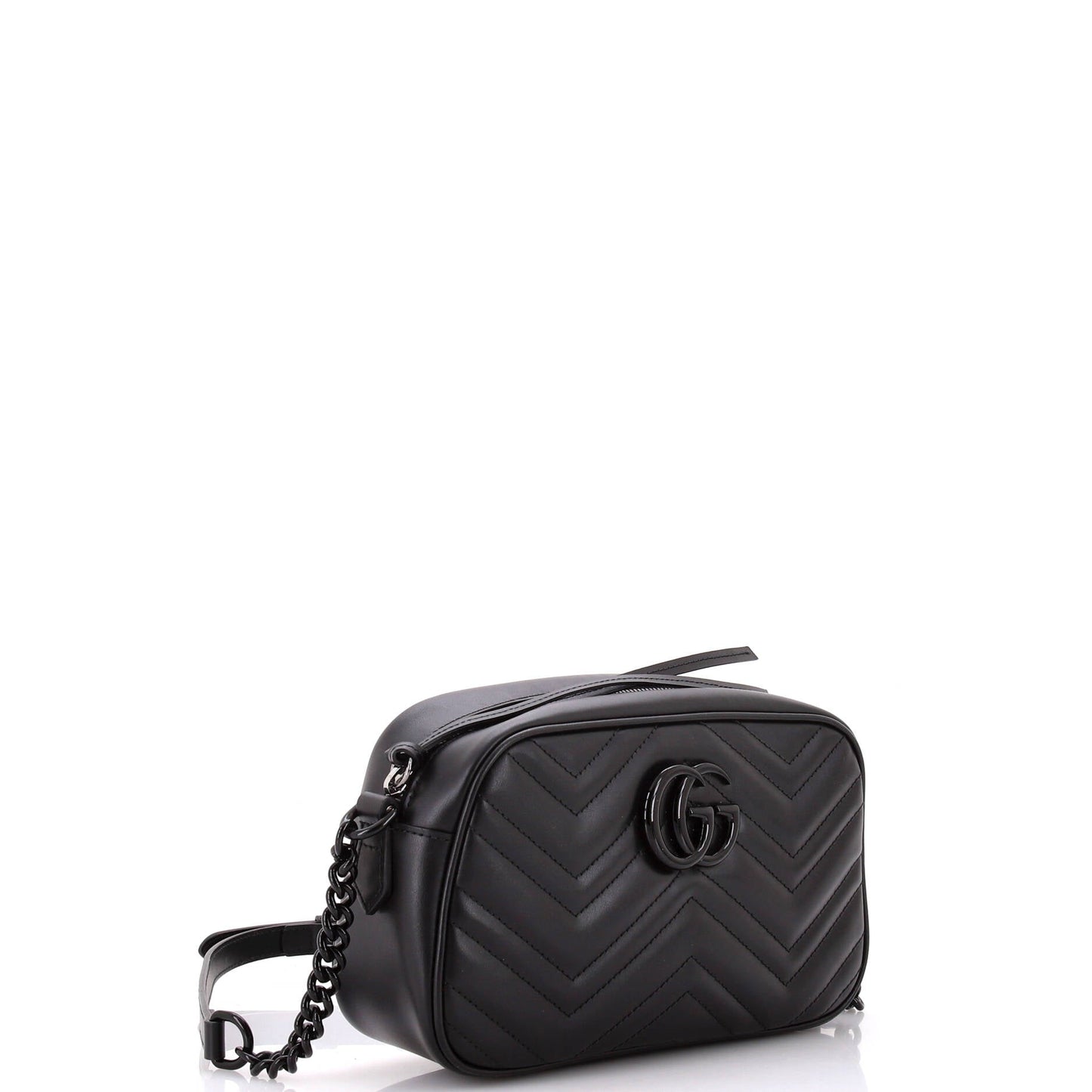 GG Marmont Monochrome Shoulder Bag Matelasse Leather Small