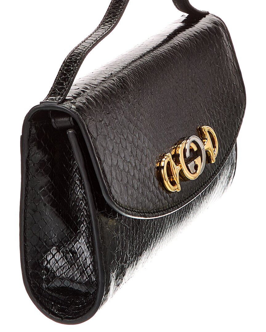 Gucci Embossed Leather Shoulder Bag