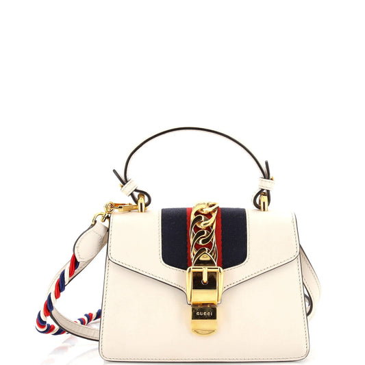 Sylvie Top Handle Bag Leather Mini