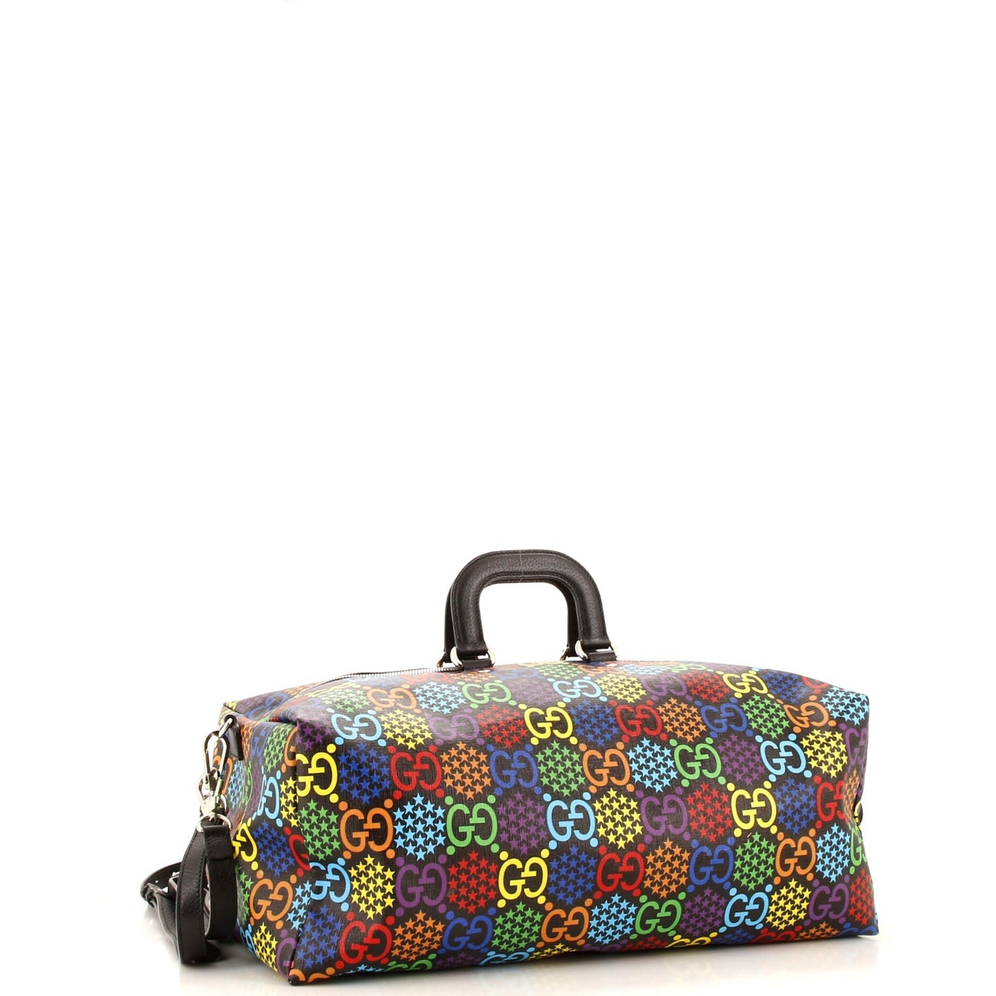 Convertible Duffle Backpack Psychedelic Print GG Coated Canvas Medium