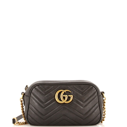 GG Marmont Shoulder Bag Matelasse Leather Small