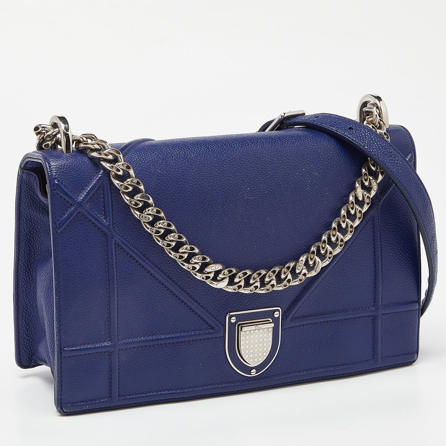 Dior Leather Medium Diorama Flap Shoulder Bag