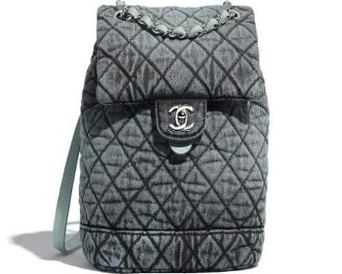 Chanel Backpack Black & Gray