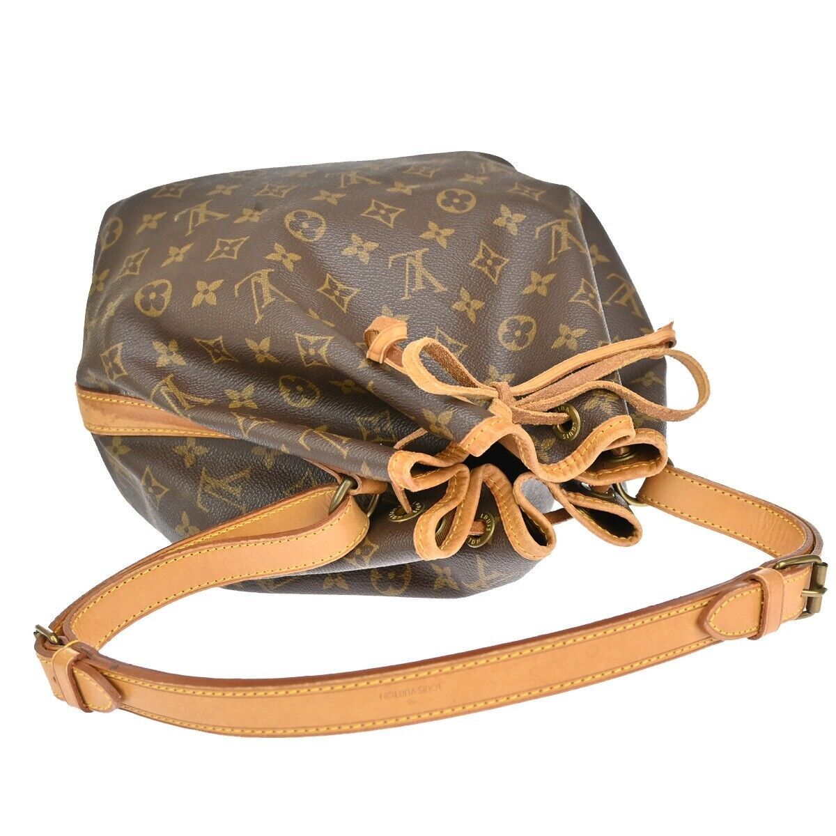 Louis Vuitton Petit Noé  Canvas Shoulder Bag ()