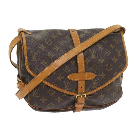 Louis Vuitton Saumur  Canvas Shoulder Bag ()