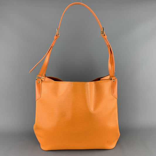 LOUIS VUITTON Orange Epi Leather MANDARA MM Large Shoulder Bag