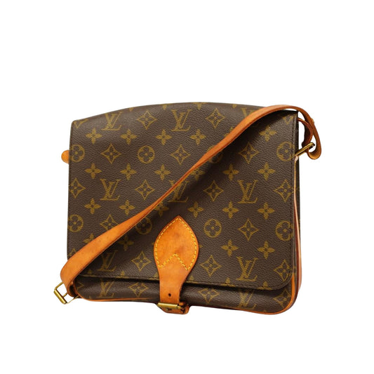 Louis Vuitton Cartouchière  Canvas Shoulder Bag ()