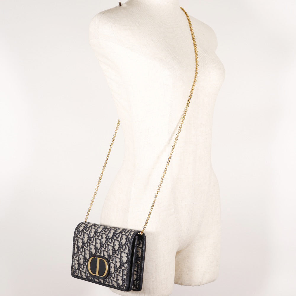 Dior 30 Montaigne  Canvas Shoulder Bag ()