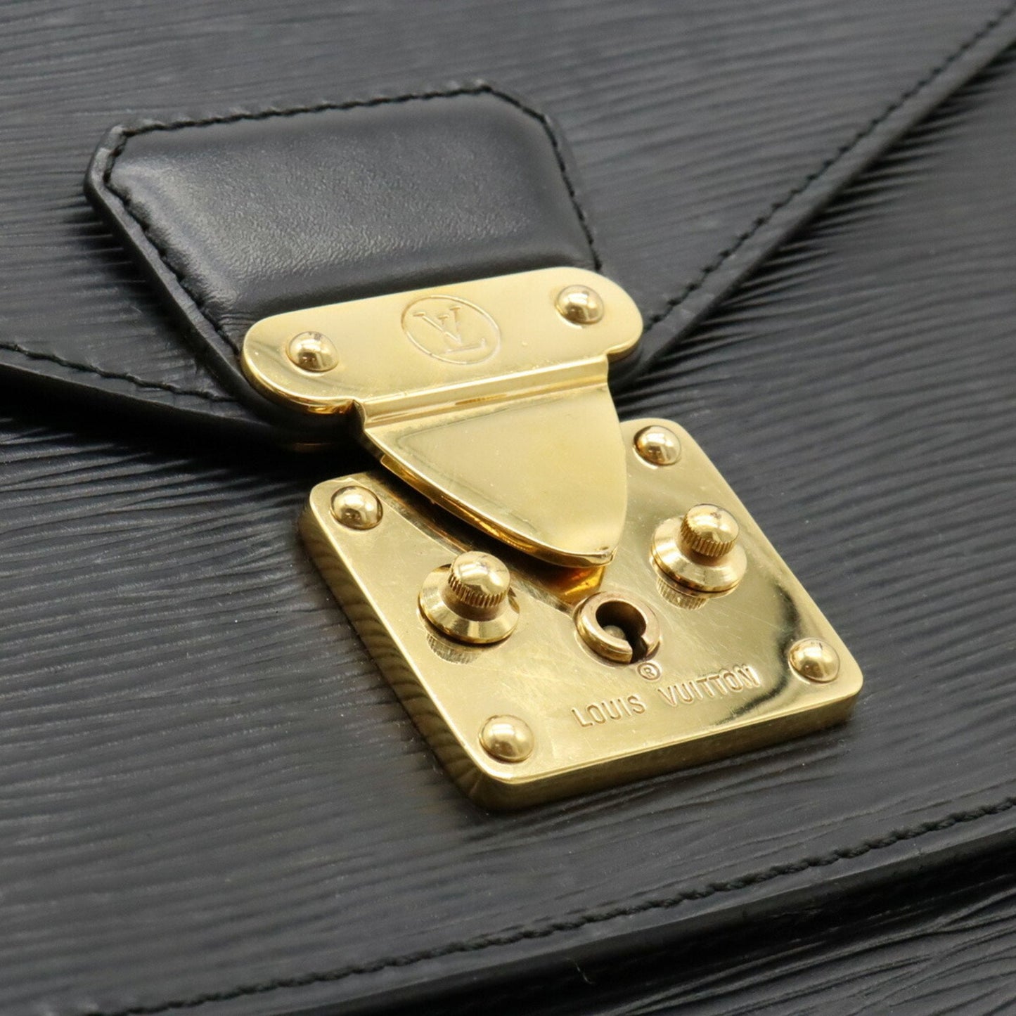 Louis Vuitton Monceau  Leather Shoulder Bag ()