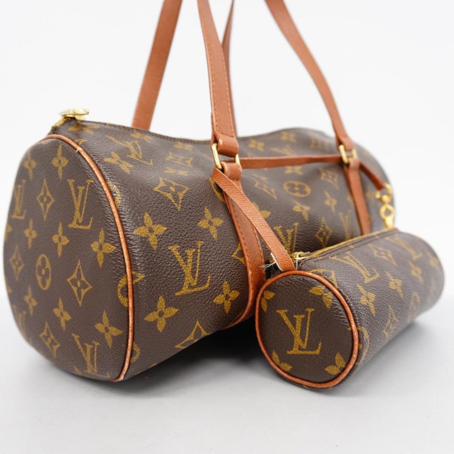 Louis Vuitton Papillon  Canvas Shoulder Bag ()