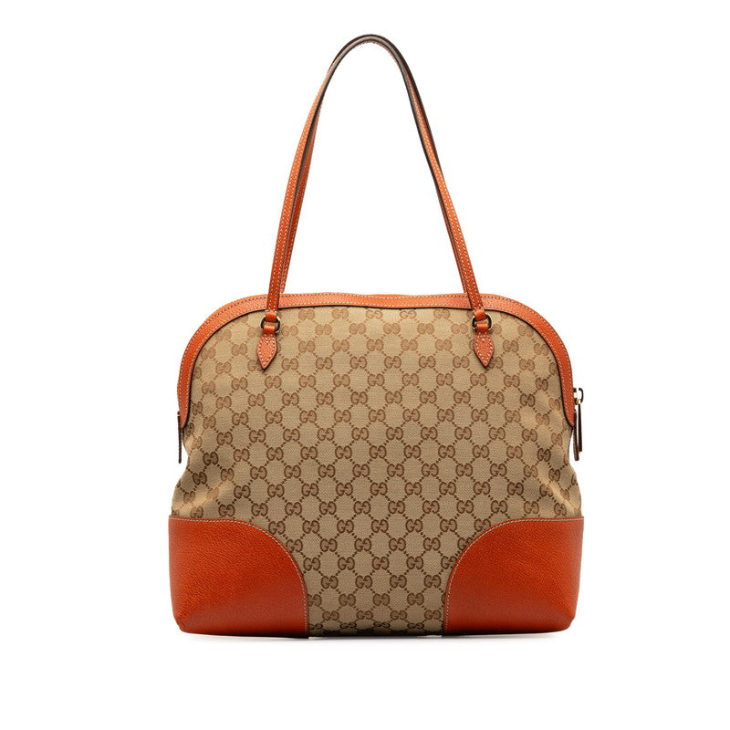 グッチ GGキャンバス ショルダーバッグ 323673 ベージュ オレンジ キャンバス レザー レディース GUCCI 【中古】｜【銀座パリス】 楽天市場店