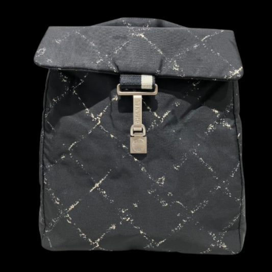 Black Fabric Chanel Backpack