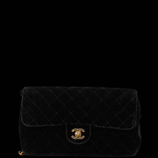 Black Leather Chanel Backpack