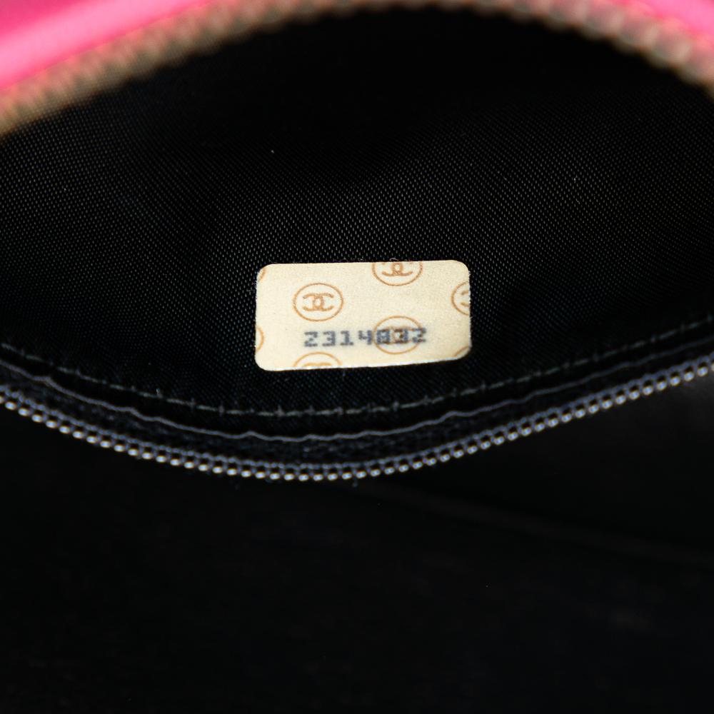 Pink Leather Chanel Crossbody Bag