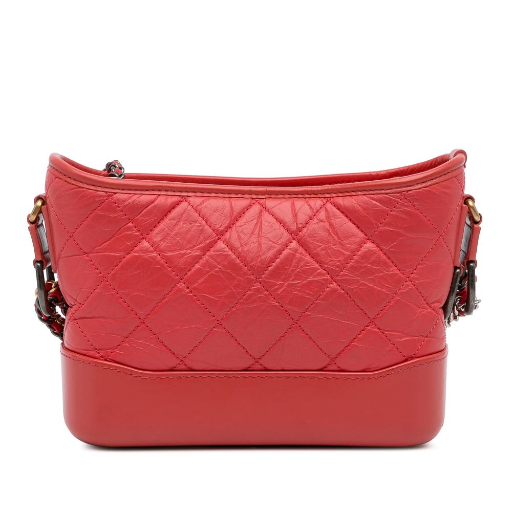 Red Leather Chanel Crossbody Bag