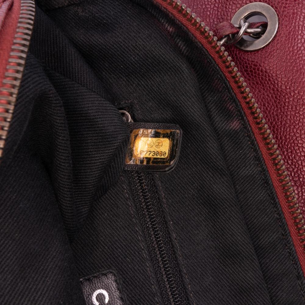 Red Leather Chanel Crossbody Bag