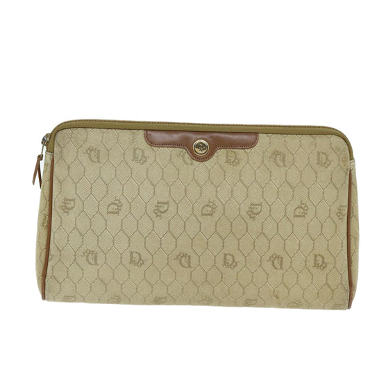 Dior Honeycomb  Canvas Clutch Bag ()