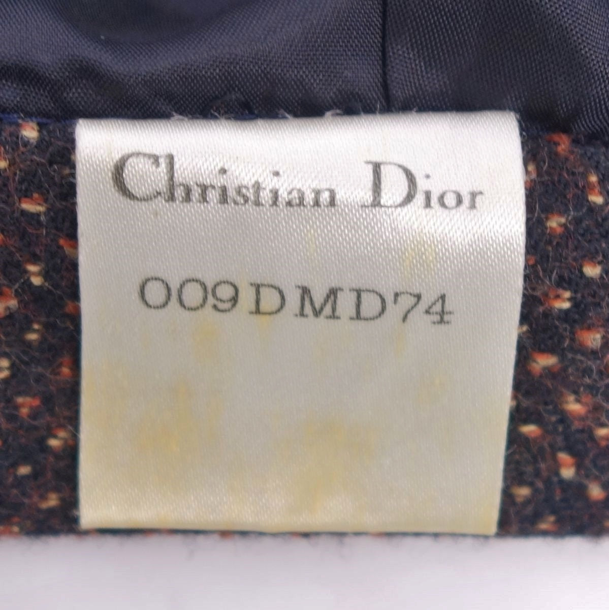 Vint Christian Dior Shirt Christian Dior Tight Shirt Slit Knee Wool Bottoms  9 (M equivalent) Brown  BODEST