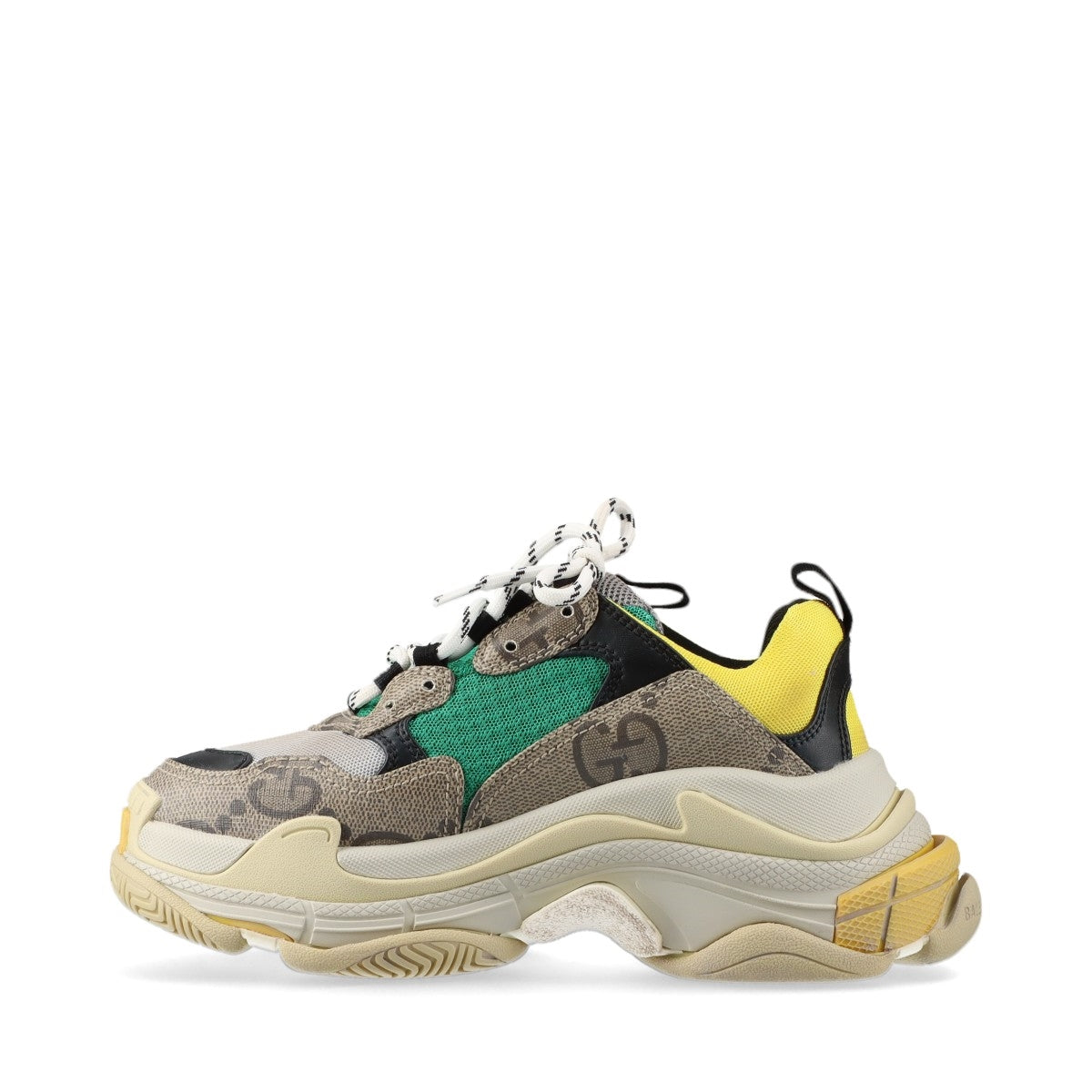 Gucci x Balenciaga Triple S Mesh x Leather Trainers EU36  Multicolor 677193 The Hacker Project GG Supreme Box Bag