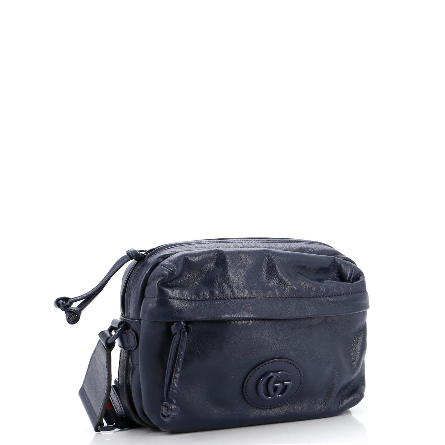 Tonal Double G Shoulder Bag Leather