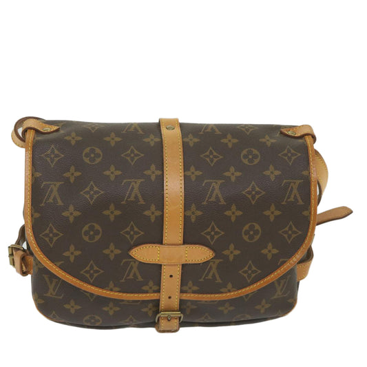 Louis Vuitton Saumur  Canvas Shoulder Bag ()