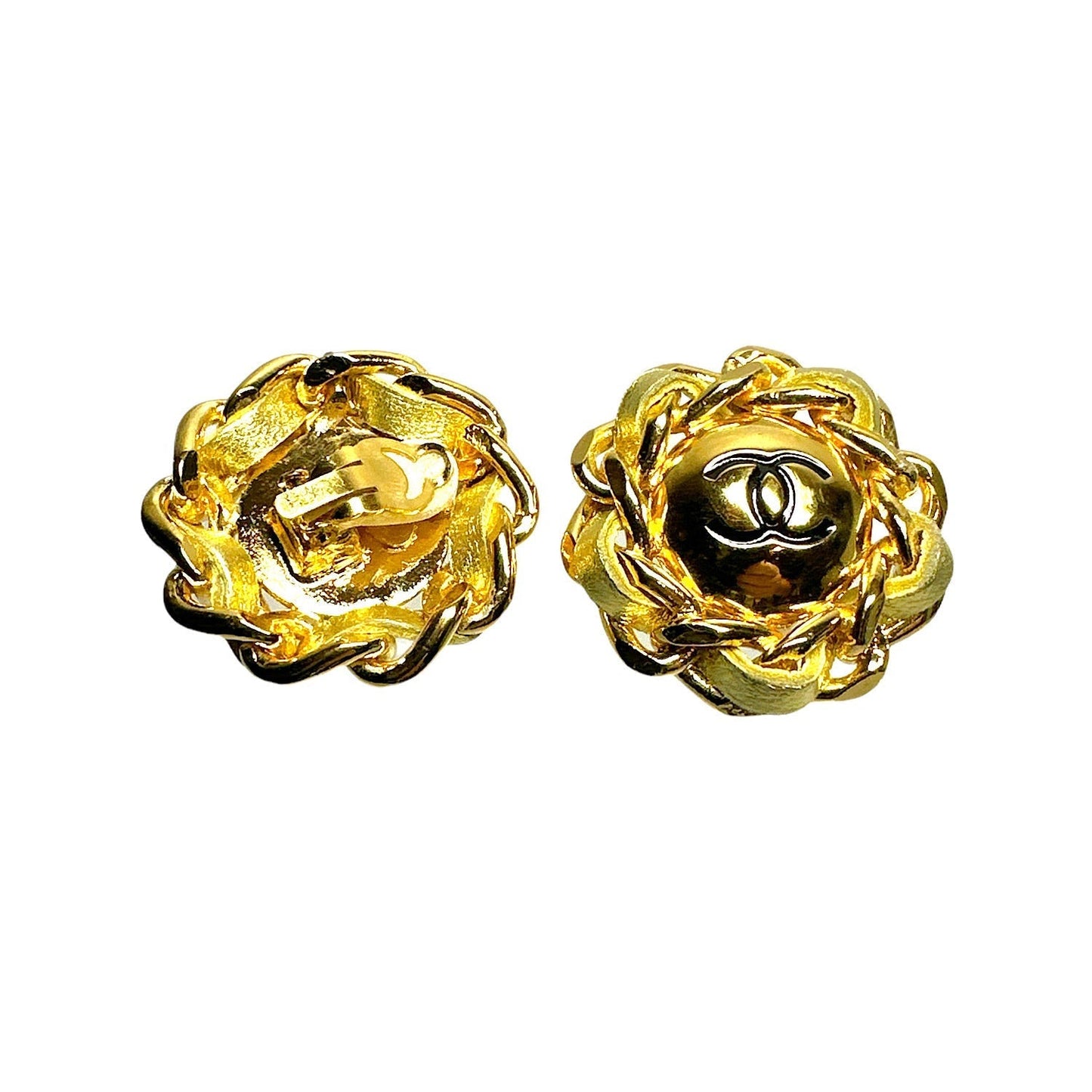 Vintage Chanel by Karl Lagerfeld Clip On Earrings