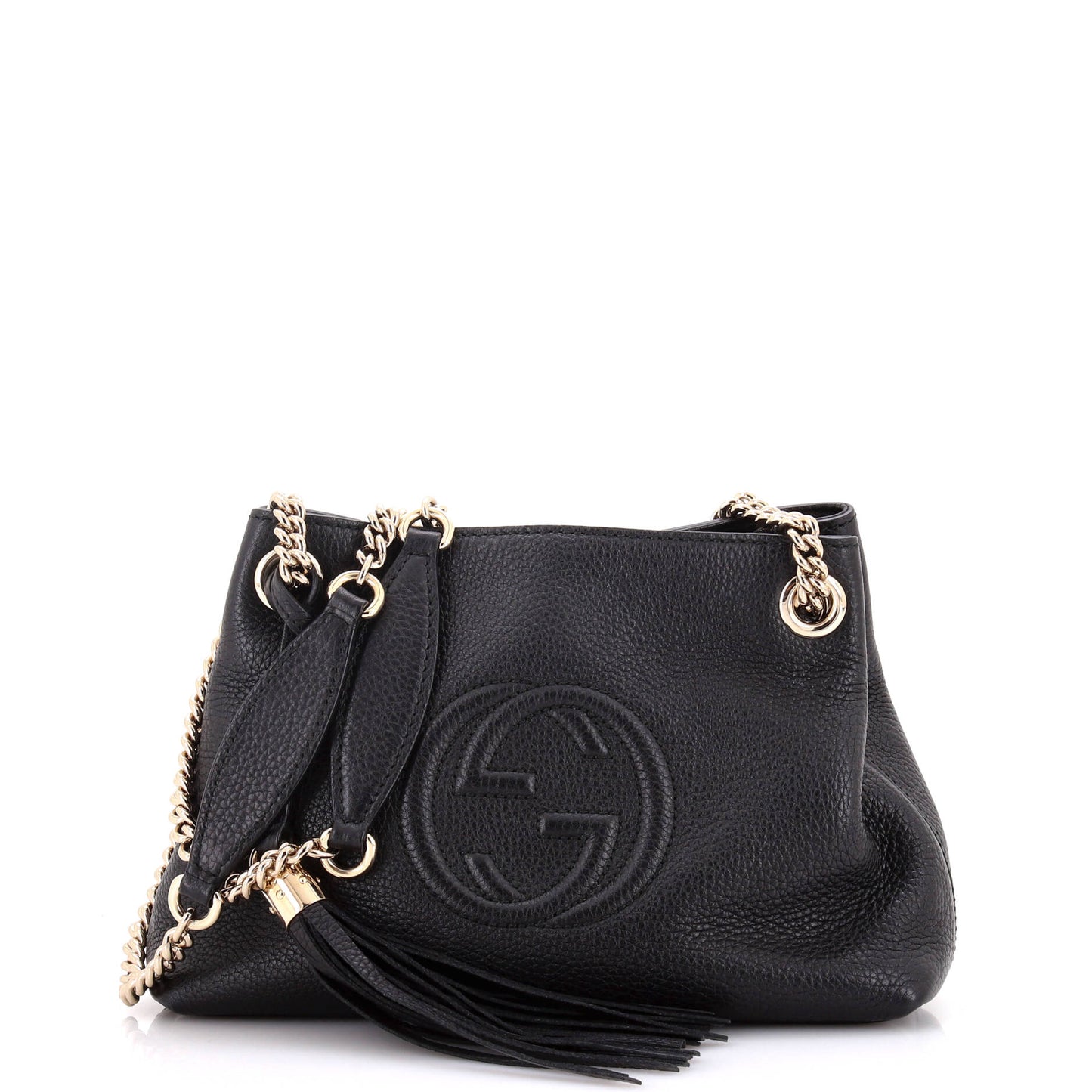 Soho Chain Strap Shoulder Bag Leather Mini